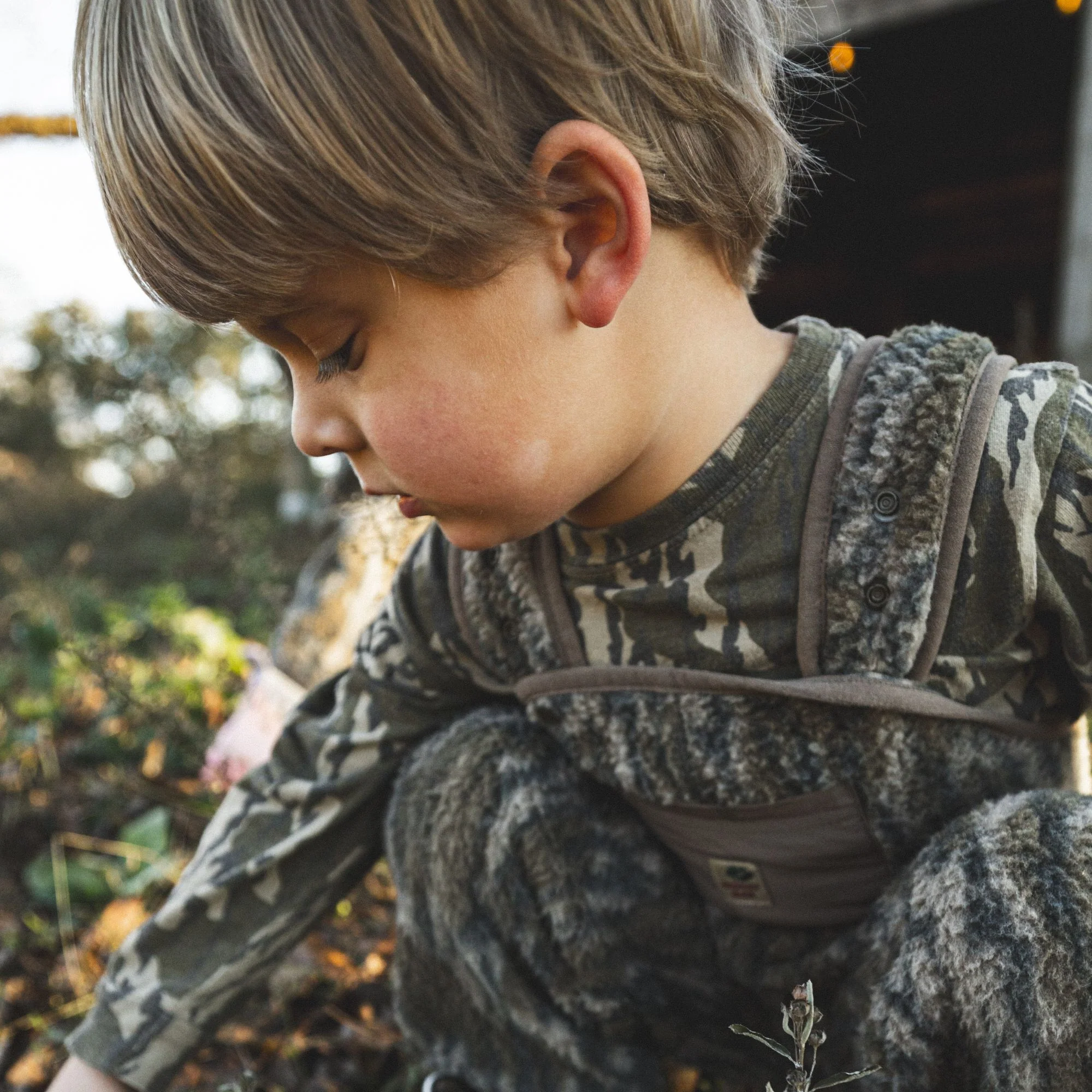 Campfire Fleece Toddler Bib - Image 5