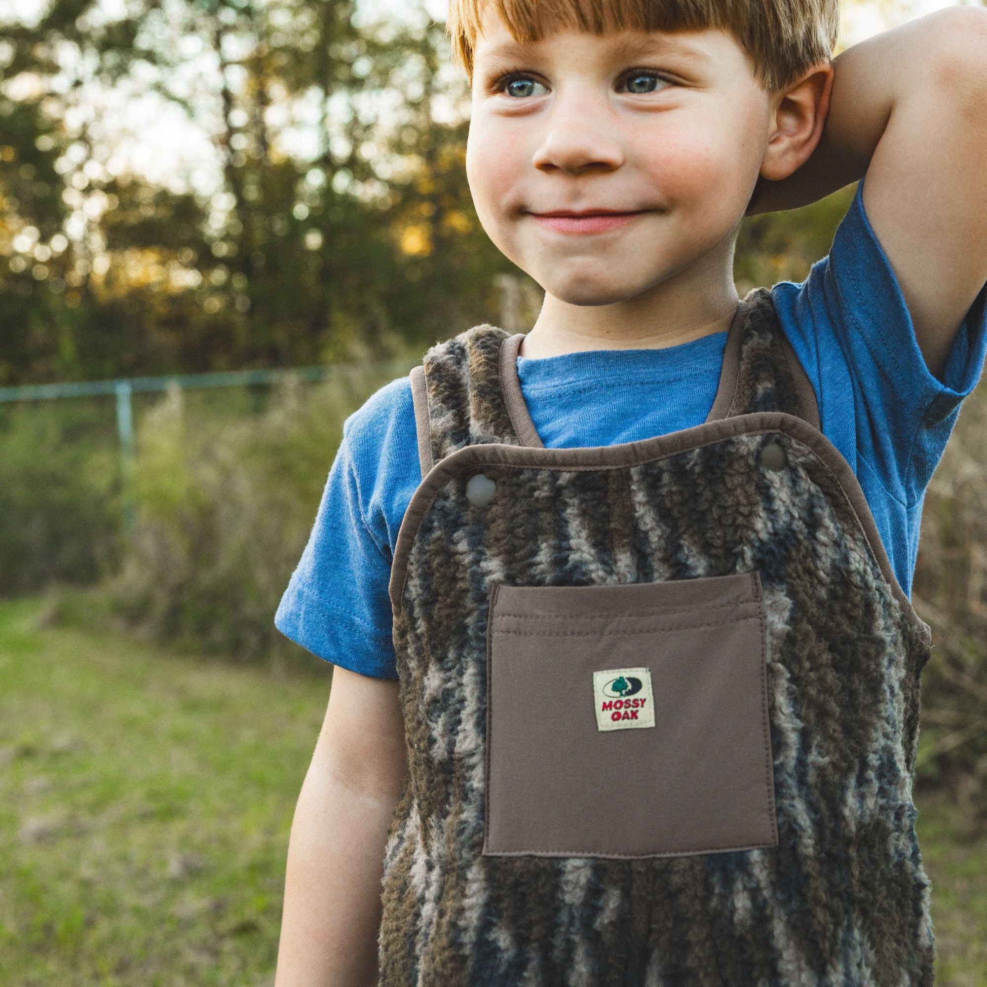 Campfire Fleece Toddler Bib - Image 7
