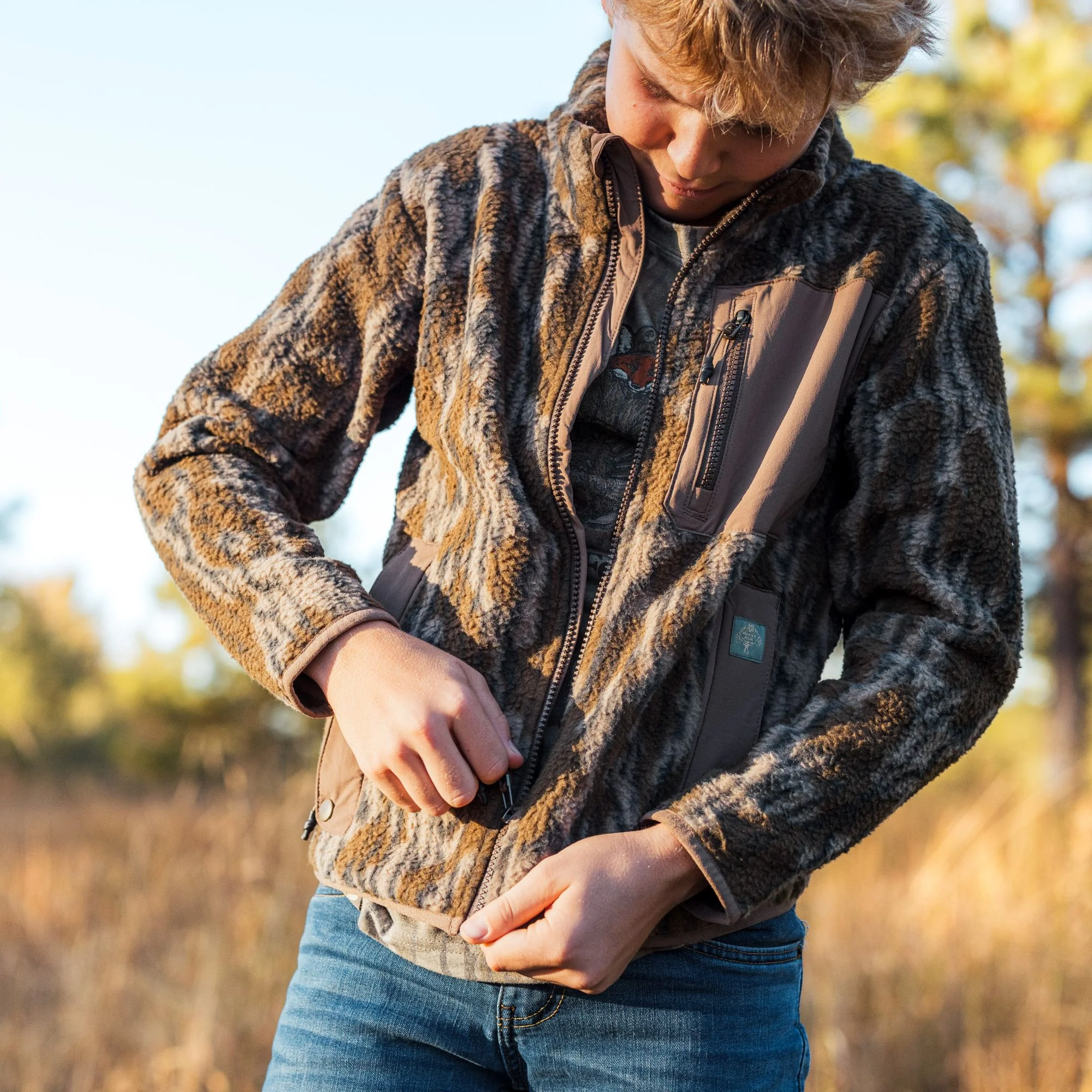 Campfire Fleece Youth Full Zip - Image 3