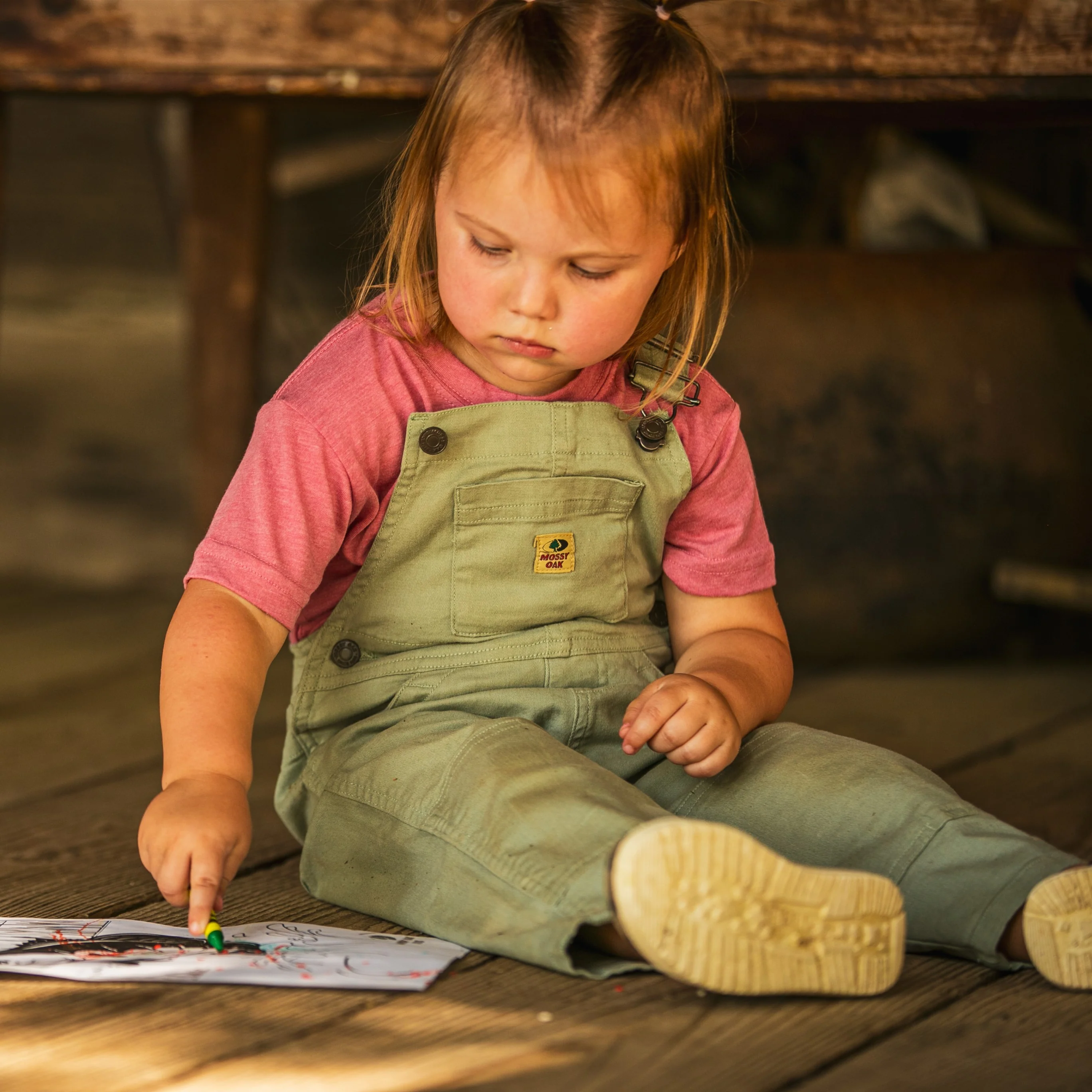 Cotton Mill Toddler Bib Overall - Image 10