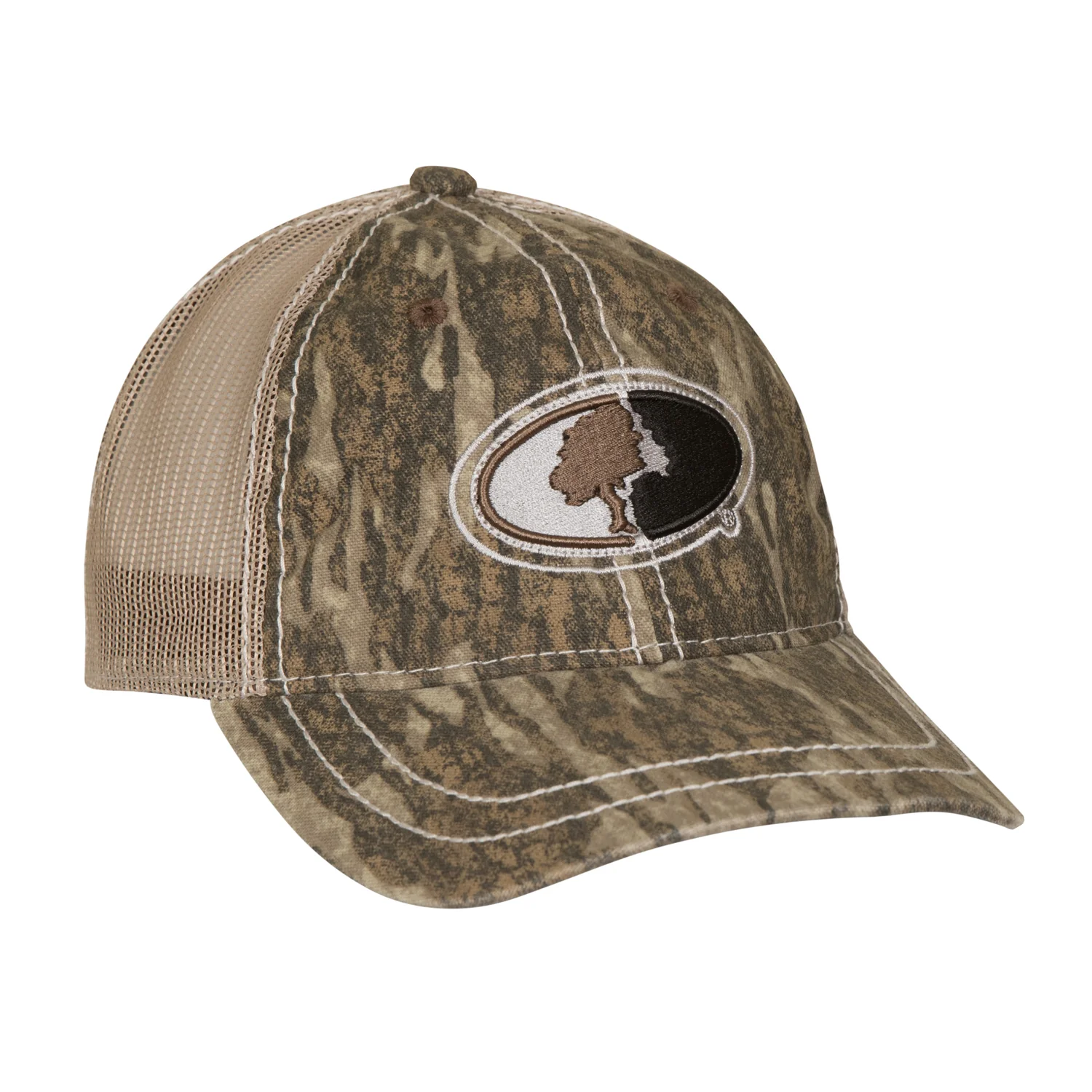 Mossy Oak Contrast Stitch Mesh Back Cap - Image 3