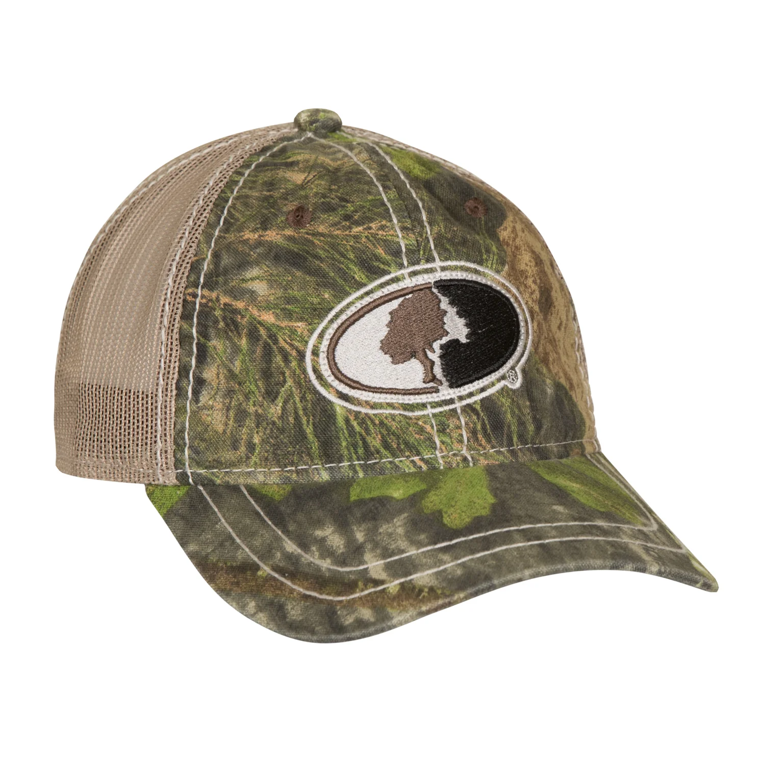Mossy Oak Contrast Stitch Mesh Back Cap - Image 4