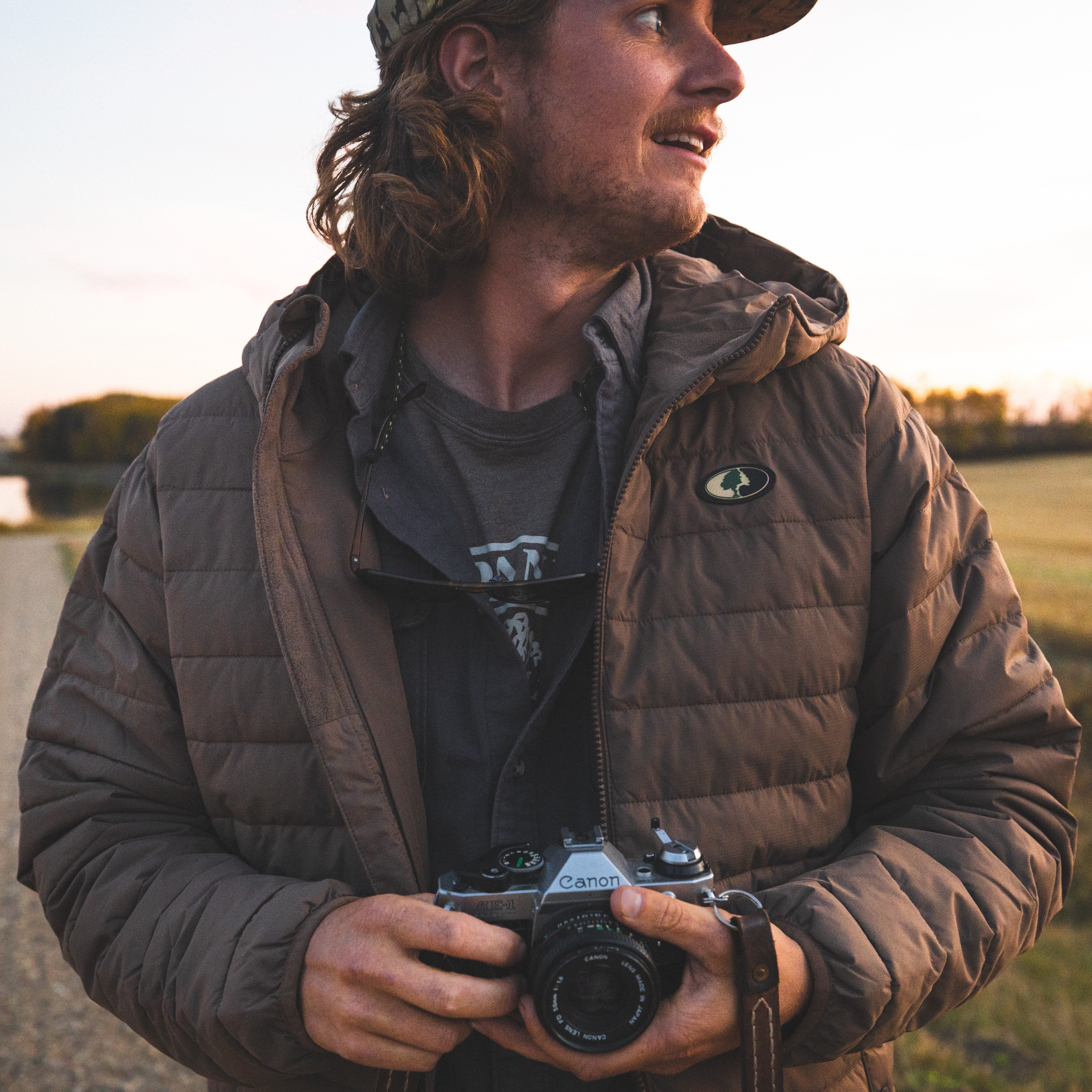 Men's Solid Puffer Jacket - Image 3