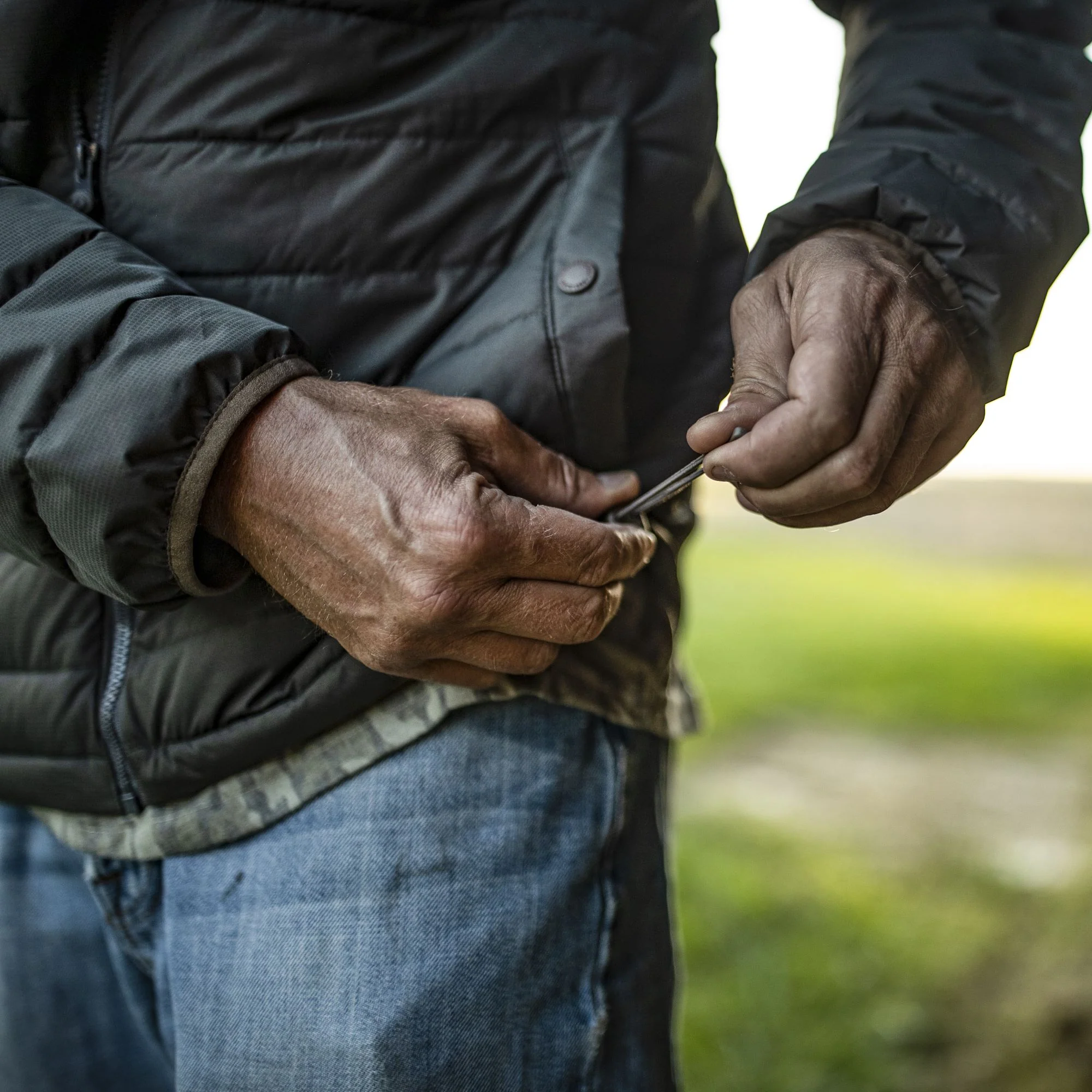 Men's Solid Puffer Jacket - Image 5