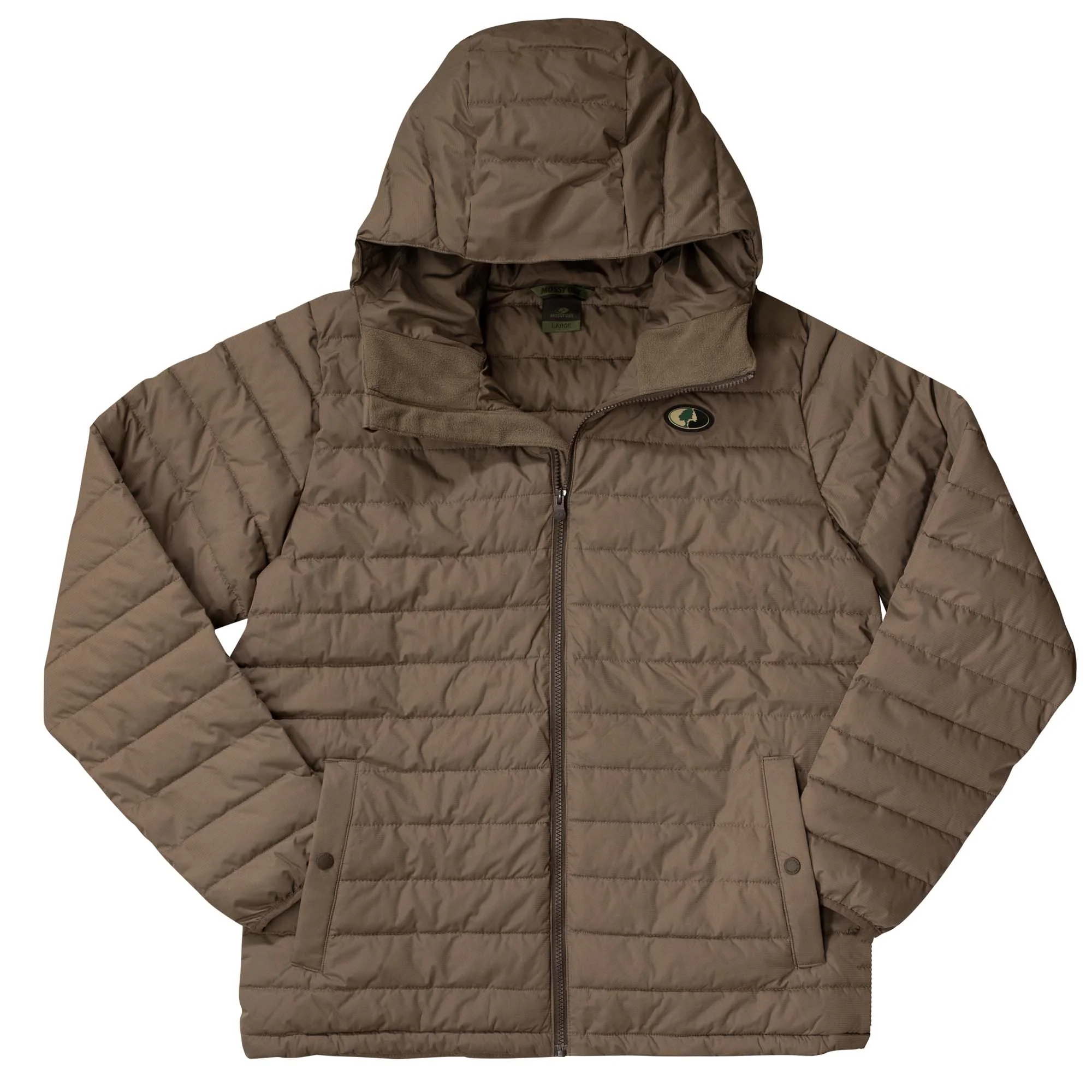 Men's Solid Puffer Jacket - Image 6
