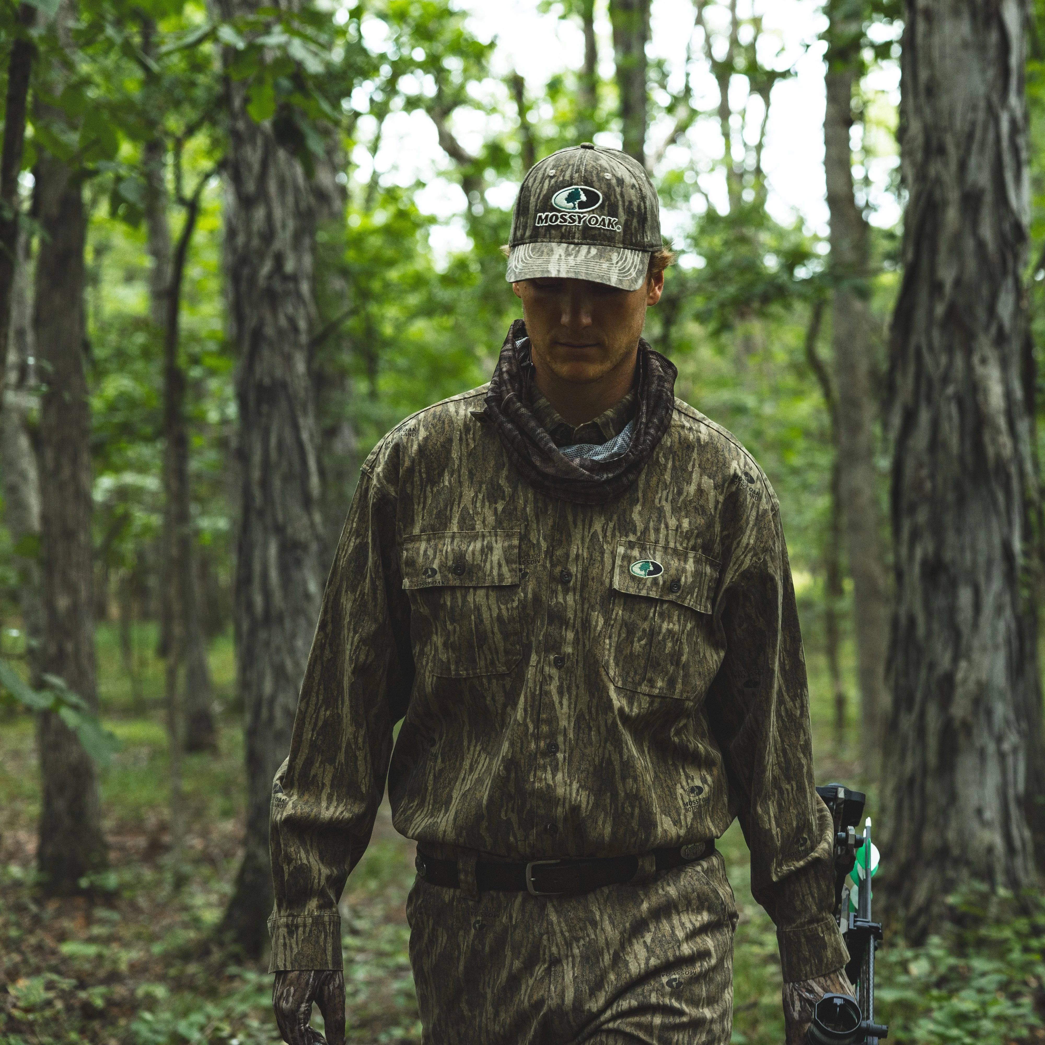 Mossy Oak Structured Fullback Logo Hat - Image 3