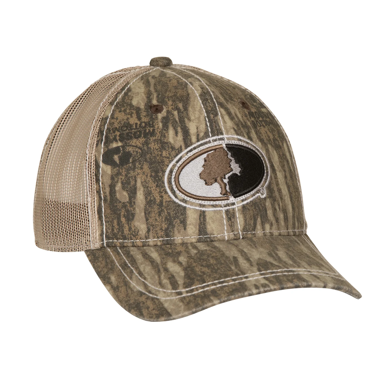 Mossy Oak Structured Meshback Logo Hat - Image 3