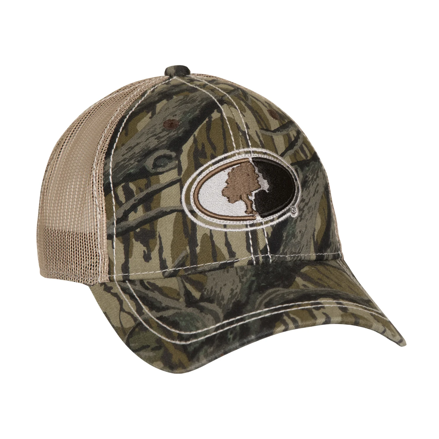 Mossy Oak Structured Meshback Logo Hat - Image 5